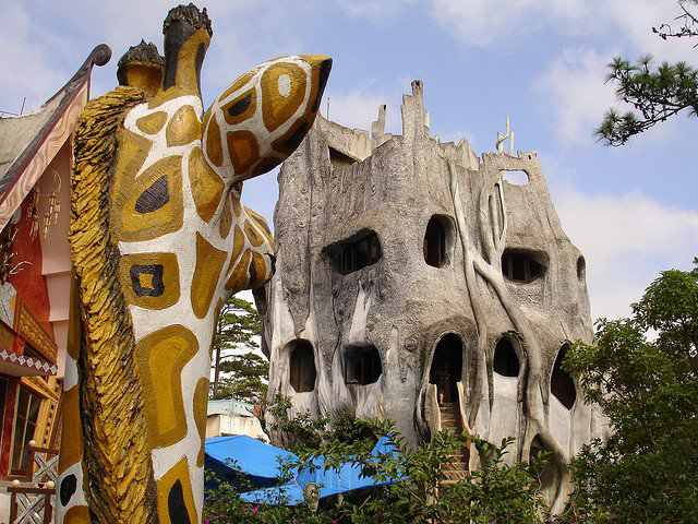 A casa maluca do Vietnã 105090crazy house Hang Nga guesthouse vietnam 3 | Bizarro | arquitetura, bizarro, curioso, incrível, maluco